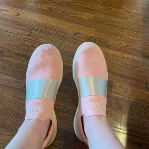 APL Bliss Pink and Gold Sneakers - Size 9